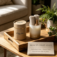 Bougie parfumée de luxe haut de gamme, décoration d'intérieur, bougies en soja personnalisées dans un verre givré pour soulager le stress et favoriser le sommeil