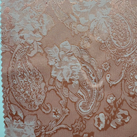 Tissu Jacquard Satiné Texturé de Luxe à Motif Classique Populaire pour une Apparence Élégante et Premium, Idéal pour les Abayas de Mode en Arabie Saoudite
