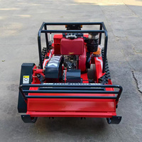 Robot tondeuse autonome industriel intelligent 1000 à propulsion intégrale - Pour la ferme avec coupe autonome de grandes surfaces, moteur 4 temps sans fil