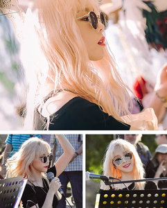 Солнцезащитные очки с квадратной круглой рамкой, поляризованные солнцезащитные очки с УФ-400, солнцезащитные очки с золотистым стеклом, металлическая петля - Product Image 6