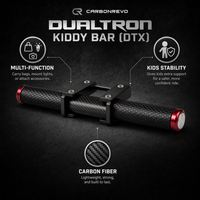Colonne de direction pour trottinette électrique Carbonrevo, tige pliable en fibre de carbone, longue durée de vie, haute qualité, ajustement parfait, premium