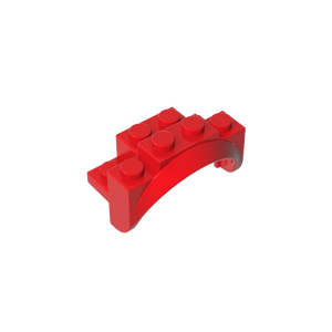 [Gobricks] بيع بالجملة أجزاء مكعبات البناء عجلة واقي دقيق الشوفان 2X4X2 - Product Image 1