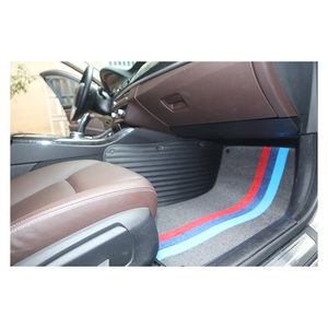 Alta calidad 5d de pvc de lujo coche de bobina piso pie mat Esteras <span class=keywords><strong>del</strong></span> coche - Product Image 2
