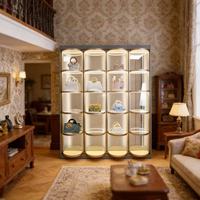 Vitrine rotative électrique à LED avec rotation à 360°, moteur intelligent, verre trempé, taille personnalisée, étanche, pour sacs à main