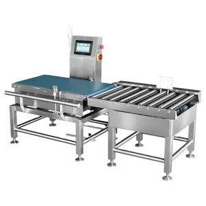 Factory Price Automatic Belt Conveyor Check Weigher Dynamic Online Weight Divider Check Weigher Food Checkweigher With Rejector