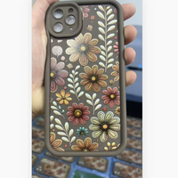Coque de téléphone graphique fleurs et plantes pour IPhone16 15 14 13 12 11 X XR XS SE2 SE 8 7 Plus Pro Max Mini couverture arrière en Silicone