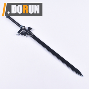 Accessoire d'halloween en mousse PU de 31.5 pouces, épée de <span class=keywords><strong>Kirito</strong></span> Kirigaya Kirigaya Kazuto Cosplay d'halloween Yuuki Asuna épée noire - Product Image 3