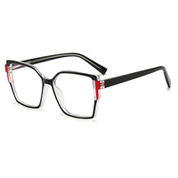Lunettes anti-lumière bleue pour femmes, monture PC, style rétro, en plastique, à la mode, compatibles avec les verres de prescription, certifiées CE EN ISO 12870, vente en gros