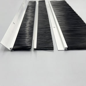 F90 h180 l45 תואר אלומיניום סוגר מתגלגל הדלת הדלת הדלת לאטום מברשת - Product Image 5