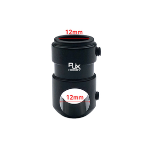 Connecteur de blocage de train d'atterrissage en aluminium noir RJXHOBBY RJX T-joint 12mm 12mm, modèle RJX4144 pour drones multirotors agricoles - Product Image 2