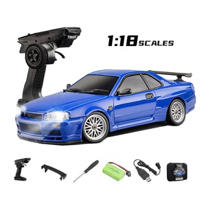 Xe điều khiển từ xa Drift RC 1/18 Mẫu GTR 2024 Mới Về, Điều khiển 2.4G, Có đèn GYRO, dành cho trẻ em và người lớn (RTR NSX R34) - Product Image 6