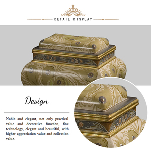 Yips LD-1203-0488 stile classico antico soggiorno scatola decorativa dipinta a <span class=keywords><strong>mano</strong></span> motivo floreale <span class=keywords><strong>in</strong></span> legno - Product Image 4