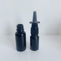 Flacons pulvérisateurs nasaux médicaux vides en PEHD blanc de haute qualité de 5 ml avec pompe à long bec, emballage cosmétique sérigraphié pour brume de soin de la peau