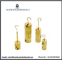 CISCO SLOTTED WEIGHTBRASS C.P. Ensemble poli de 5 pièces comprenant un support 5x5 gm modèle CISCO-2049