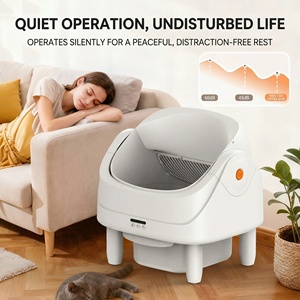 Bac à litière automatique pour chat, mobilier pour chat, toilette électrique pour chat, bac à litière intelligent pour animaux de compagnie, produits pour animaux de compagnie pour le salon - Product Image 4