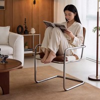 Fauteuil design pour salon, fauteuil populaire pour café, fauteuil rétro pour maison d'hôtes, chaise longue