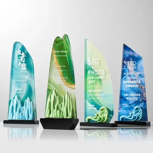 ถ้วยรางวัลเซรามิก <span class=keywords><strong>Apex</strong></span> Sculpture รุ่นลิมิเต็ดอิดิชั่น ปี 2026 งานแฮนด์เมด ดีไซน์ Black Eight ของขวัญครบรอบบริษัท - Product Image 3