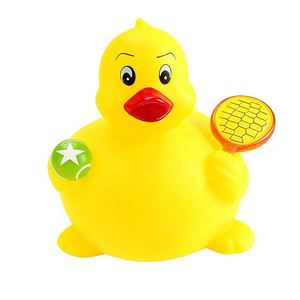 Jouets de bain créatifs en PVC en gros pour enfants : petits canards jaunes, jouets aquatiques en plastique, dauphins – Offre promotionnelle usine - Product Image 3