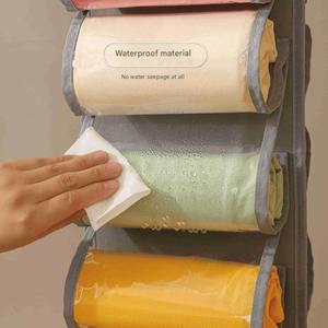 Yoga <b>Clothes</b> <b>Storage</b> Hanging Bag Organizer for Leggings Sportswear Bra Fitness Outfit Space Saving Organizer - Product Image 3