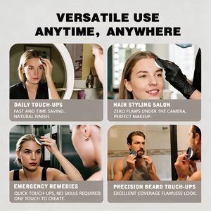 Polvo para el Cabello Resistente al Viento OEM/ODM, Polvo Temporal para Cubrir las Raíces, Polvo Impermeable para Sombrear la Línea del Cabello - Product Image 6