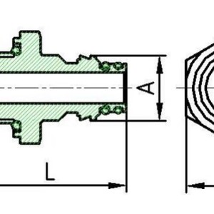 Airship 931 50 012 Brass <b>Quick</b> <b>Connector</b> M12X1.5 Threaded For Heavy Duty Truck Piping - Product Image 2