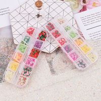 Groothandel Kleurrijke 12 Stijlen Gemengd Polymeer Fruit Slice Diy 3d Nail Art Decoratie Fruit Plakjes Voor Nagels
