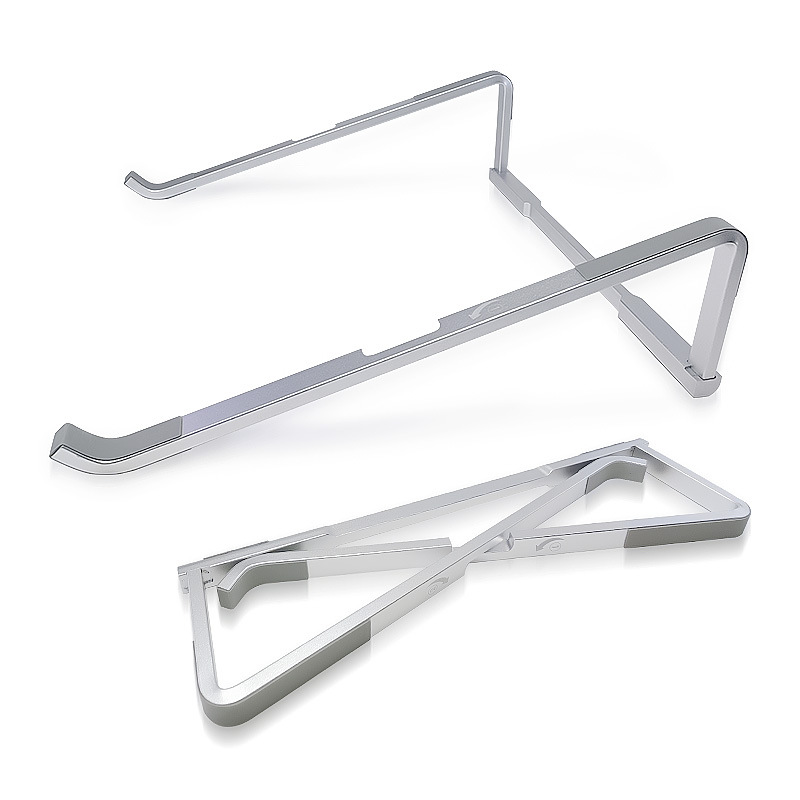 Базовая Алюминиевая Подставка для ноутбука, складной держатель для планшетного ПК, металлическая охлаждающая док-станция для ноутбука, компьютера