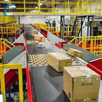 Sistema de Clasificación de Ruedas Oscilantes Inteligente, Nuevo, Suministro de Fábrica, Conectado a WMS/ERP, Equipo de Clasificación Logística Totalmente Automático para Minoristas