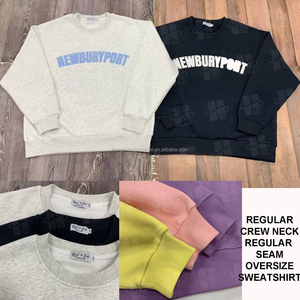 Áo len cổ lọ cotton dày dặn thêu họa tiết mềm mại, kiểu dáng rộng rãi, cổ tròn, dành cho nữ - Product Image 5