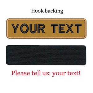 <strong>Custom</strong> <strong>Name</strong> <strong>Patch</strong> Tactic Logo Hook and Loop/Velcros Embroidered Tactical Badge Wholesale Morales <strong>Patches</strong> - Product Image 6