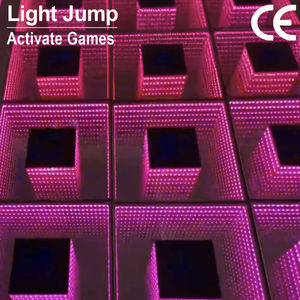 Baldosa LED Inalámbrica Magnética con Efecto Espejo 3D e Iluminación Interactiva para Pistas de Baile en Bodas - Product Image 5