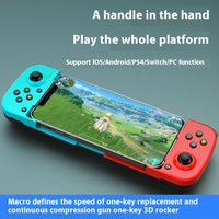 Manette de jeu mobile ergonomique D3 en promotion, compatible avec tous les téléphones, avec joystick pour iOS et Android, pour jeux mobiles