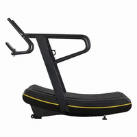 Caminadora Curva ATHSPO, Caminadora sin Motor, Caminadora de Aire, Duradera, de Grado Comercial, Eléctrica, con Pantalla de TV Opcional
