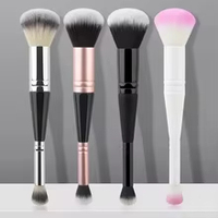 Kuas Makeup Dua Sisi Kuas Foundation dan Concealer Dua Sisi Kuas Kosmetik Wajah untuk Meratakan