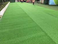 Gazon artificiel extérieur de 2,0 cm pour terrains de football et projets de pavage de simulation pour écoles maternelles
