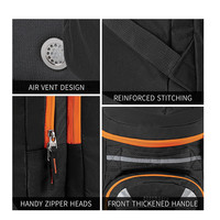 Sac à dos de voyage et de ski Waterpride Custom, nouveau style tendance, en nylon, 30-40L, avec couleur personnalisée
