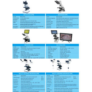実験室3ユーザーマルチビューイングヘッド研究生物顕微鏡光学教育顕微鏡 - Product Image 2