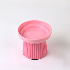 Plato elevado para gatos de melamina, 5.67 pulgadas de diámetro, reduce la tensión en el cuello para las mascotas - Product Image 6