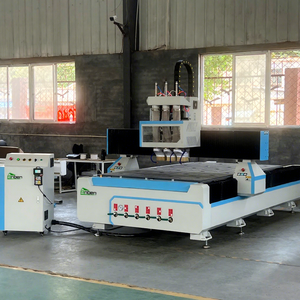 เครื่อ<span class=keywords><strong>ง</strong></span>แกะสลักซีเอ็<span class=keywords><strong>น</strong></span>ซี ANBEN 1530 แบบ 3 แก<span class=keywords><strong>น</strong></span> พร้อมแกนหมุนเดี่ยวและระบบควบคุม PLC สำหรับ<span class=keywords><strong>ง</strong></span>านผลิตเฟอร์นิเจอร์ไม้/ประตู MDF กำลั<span class=keywords><strong>ง</strong></span>แก<span class=keywords><strong>น</strong></span>หมุน 9 กิโลวัตต์ - Product Image 1