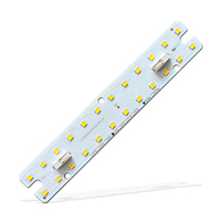 Module linéaire LED à double rangée haute lumen 200LM/W 140x24mm 24LEDs DC12V 5W SMD2835LED PCB en aluminium pour éclairage commercial