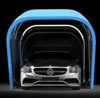 Vente en gros d'usine d'abri de voiture rétractable de luxe avec protection contre la grêle bâche de voiture rétractable pare-soleil pliable bâche de voiture
