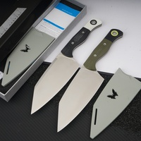 Couteau de station BM4010BK, couteau à lame fixe pleine longueur, manche G10, lame en acier inoxydable, couteau EDC d'extérieur, vente en gros