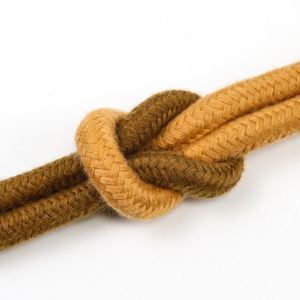 Corde épaisse en polyester tricoté multi-brins de 4 mm, couleur naturelle, douce, pour le bricolage – Offre spéciale - Product Image 3