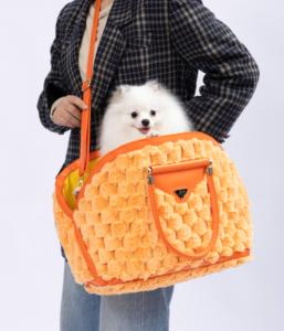 Lüks benzersiz köpek taşıyıcı turuncu moda sıcak evcil hayvan taşıyıcı rahat kedi taşıyıcı - Product Image 4