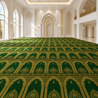 Tapis de prière islamique Bocai 80% laine 20% nylon pour mosquée, rouleau de laine personnalisé de 6 mm à 15 mm pour salle de prière