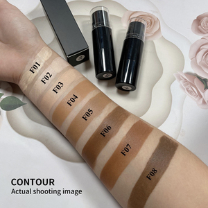 Bâton de surligneur imperméable de maquillage de visage de haute qualité bon marché en gros cosmétiques fard à joues bâton de correcteur de marque privée avec la brosse - Product Image 2