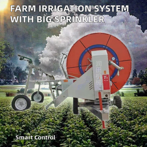 Aspersor con Carrete de Manguera y Bomba de Turbina, Rebobinado Automático Digital, Galvanizado en Caliente, Plástico, <span class=keywords><strong>para</strong></span> Riego Agrícola - Product Image 2
