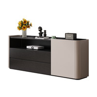 Buffet moderne bicolore pour salle à manger, armoire de rangement avec tiroirs pour salon, maison, cuisine