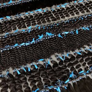 موضة جديدة الخام البوهيمي الة تجعيد لشعر الانسان نسج ، دوامة الة تجعيد لشعر الانسان النسيج ، deepwave <span class=keywords><strong>yuexiu</strong></span> الشعر سيدة الأولى الشعر - Product Image 1