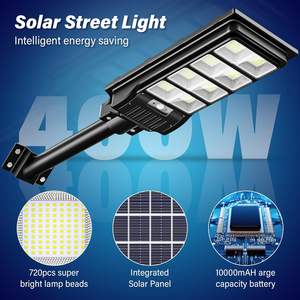 Wholesale China Manufacturers 1200W High Power Integrated ABS Waterproof Ip65 Led <b>Solar</b> Street <b>Light</b> with Sensor for Road - Product Image 3